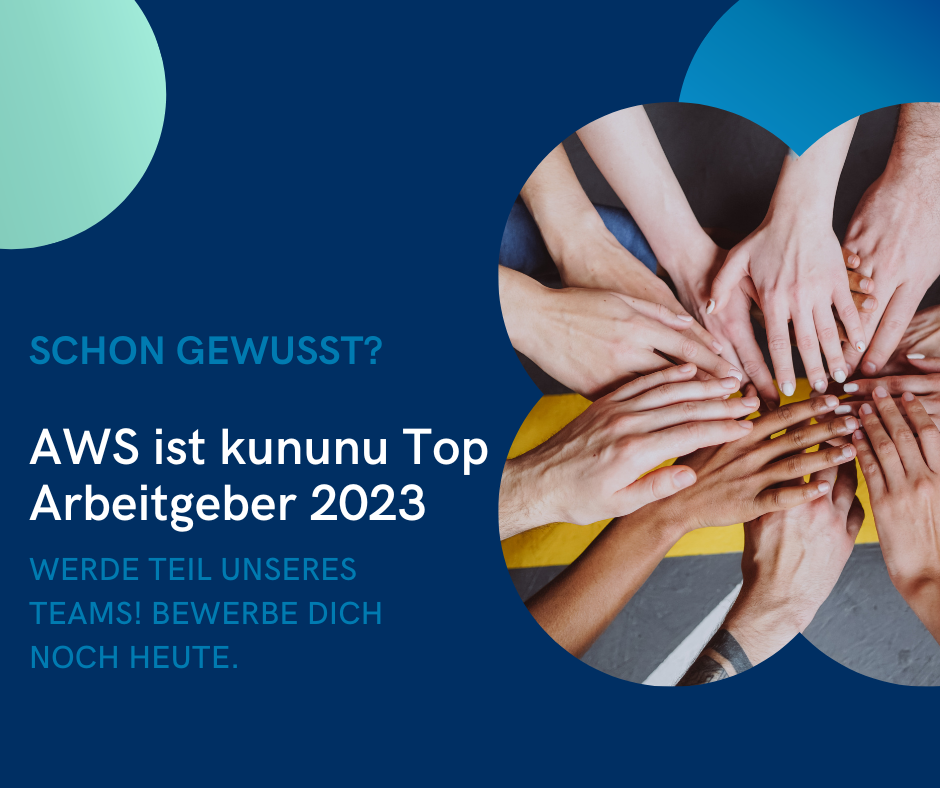 Kununu Top Company Siegel für die AWS